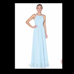 Azazie Gaia
Dress Color: Sky Blue      
Size A2